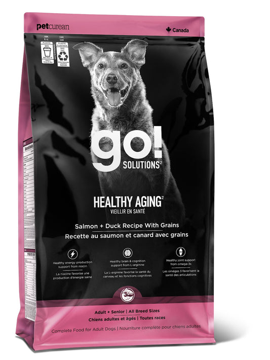Nourriture sèche Go! Solutions Vieillir en santé pour chien