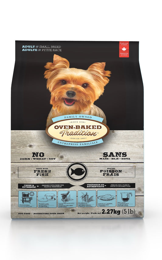 Nourriture au poisson pour chien petite race - Oven-Baked Tradition