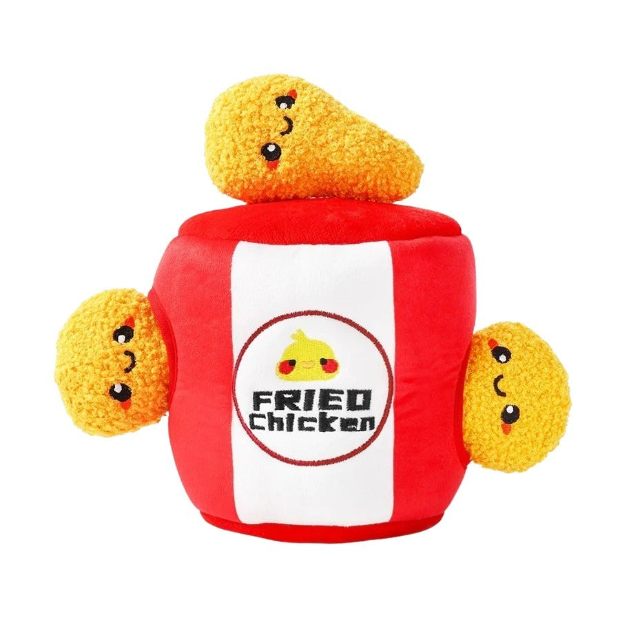 Jouet en peluche cache-cache pour chien