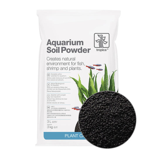 Substrat Aquarium Soil Powder pour plantes d'aquarium - Tropica