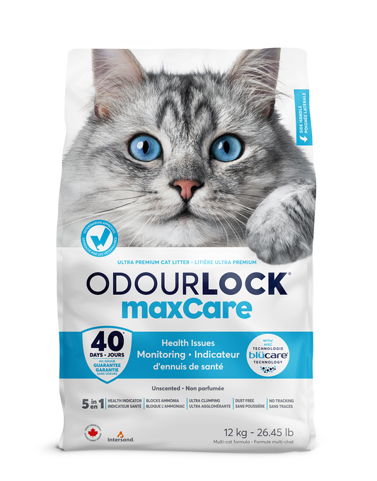 Litière agglomérante OdourLock maxCare non parfumée