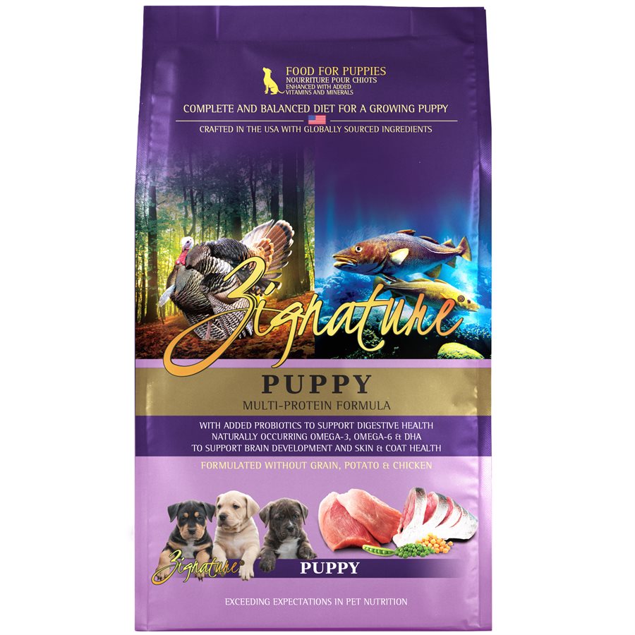 Sans céréales pour chiots - nourriture sèche pour chien