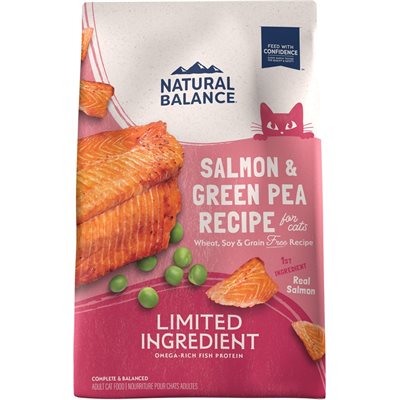 Nourriture L.I.D. au saumon et pois verts pour chat - Natural Balance