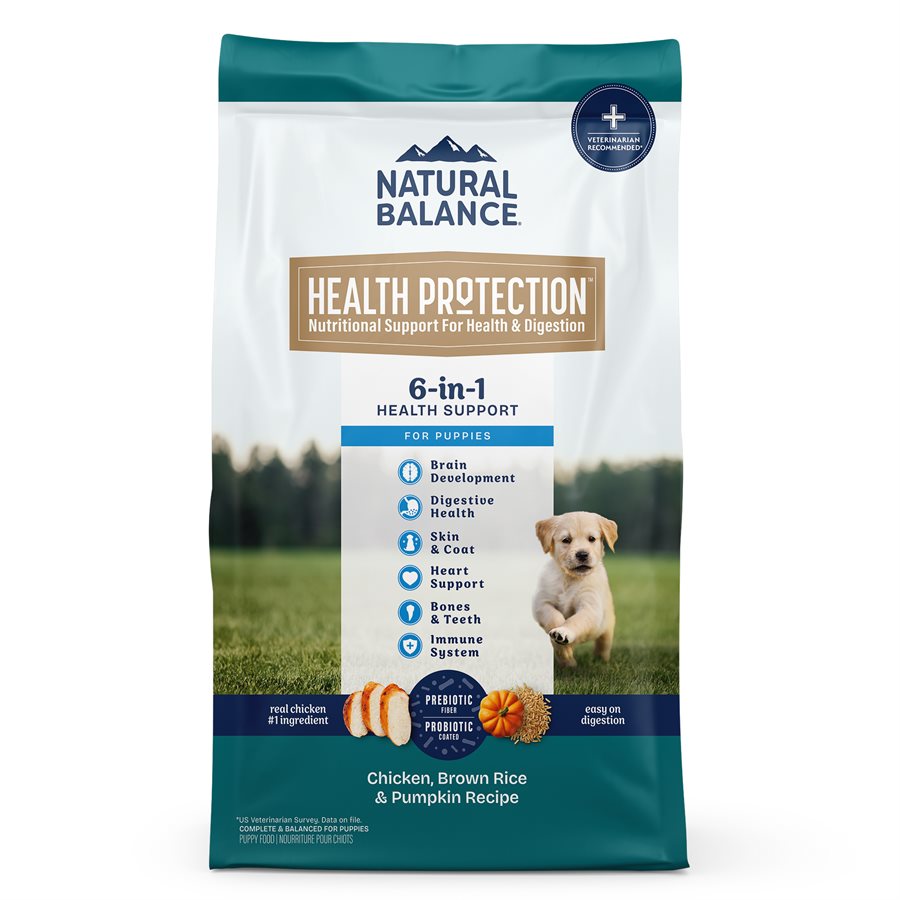 Health Protection chiot poulet, riz brun et citrouille - nourriture sèche pour chien