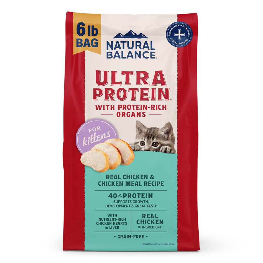 Ultra Protein chaton poulet et farine de poulet - nourriture sèche pour chat
