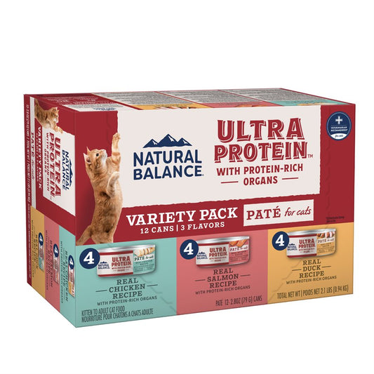 Ultra Protein pâté assortiment 12 x 79 g - nourriture humide pour chat