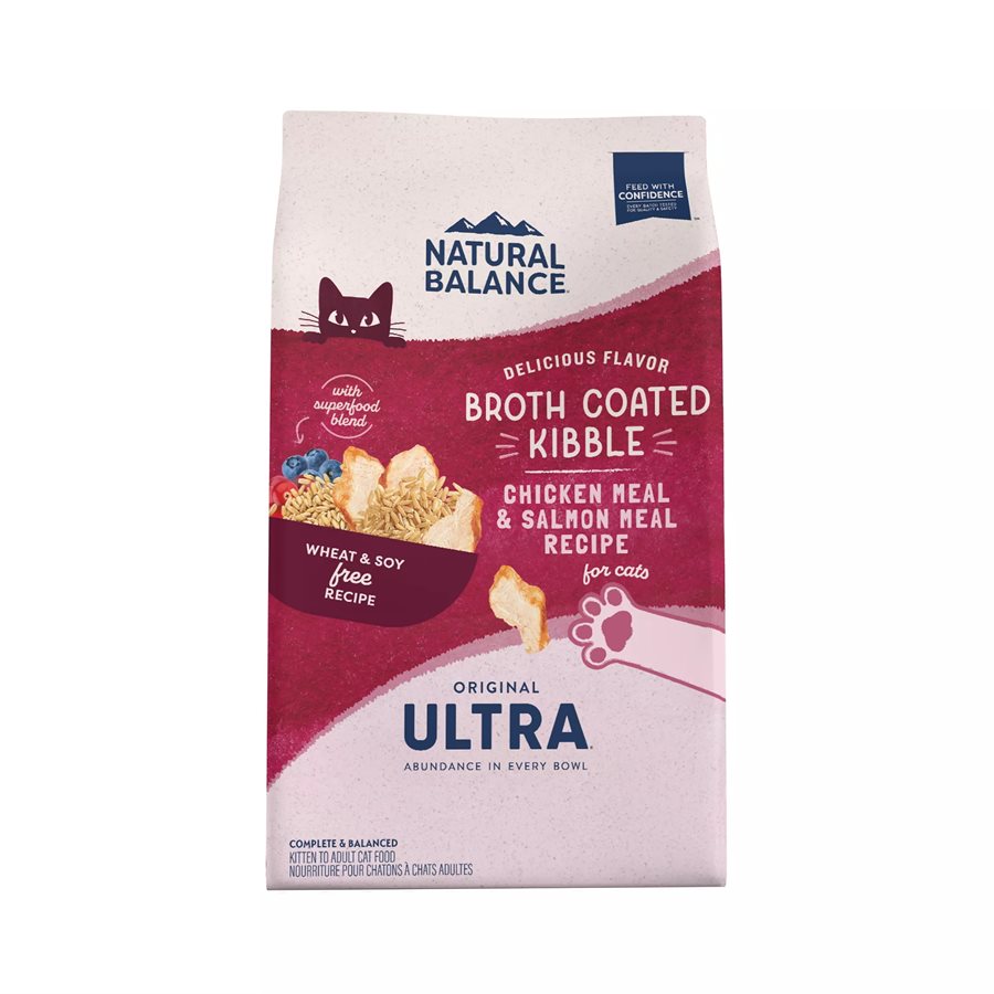 Ultra formule originale poulet, farine de poulet et saumon - nourriture sèche pour chat
