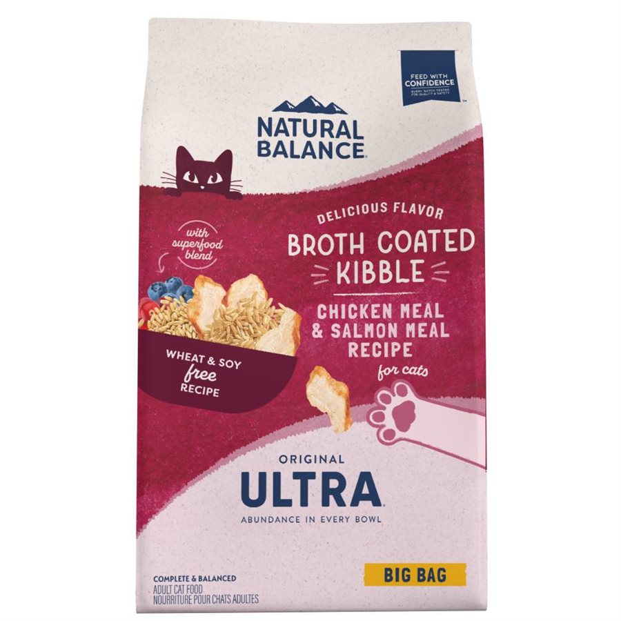 Ultra formule originale poulet, farine de poulet et saumon - nourriture sèche pour chat
