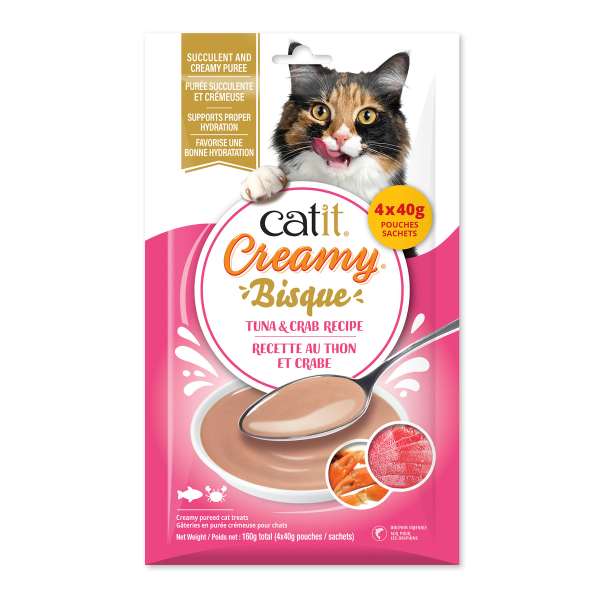Bisque Creamy pour chats (paquet de 4)
