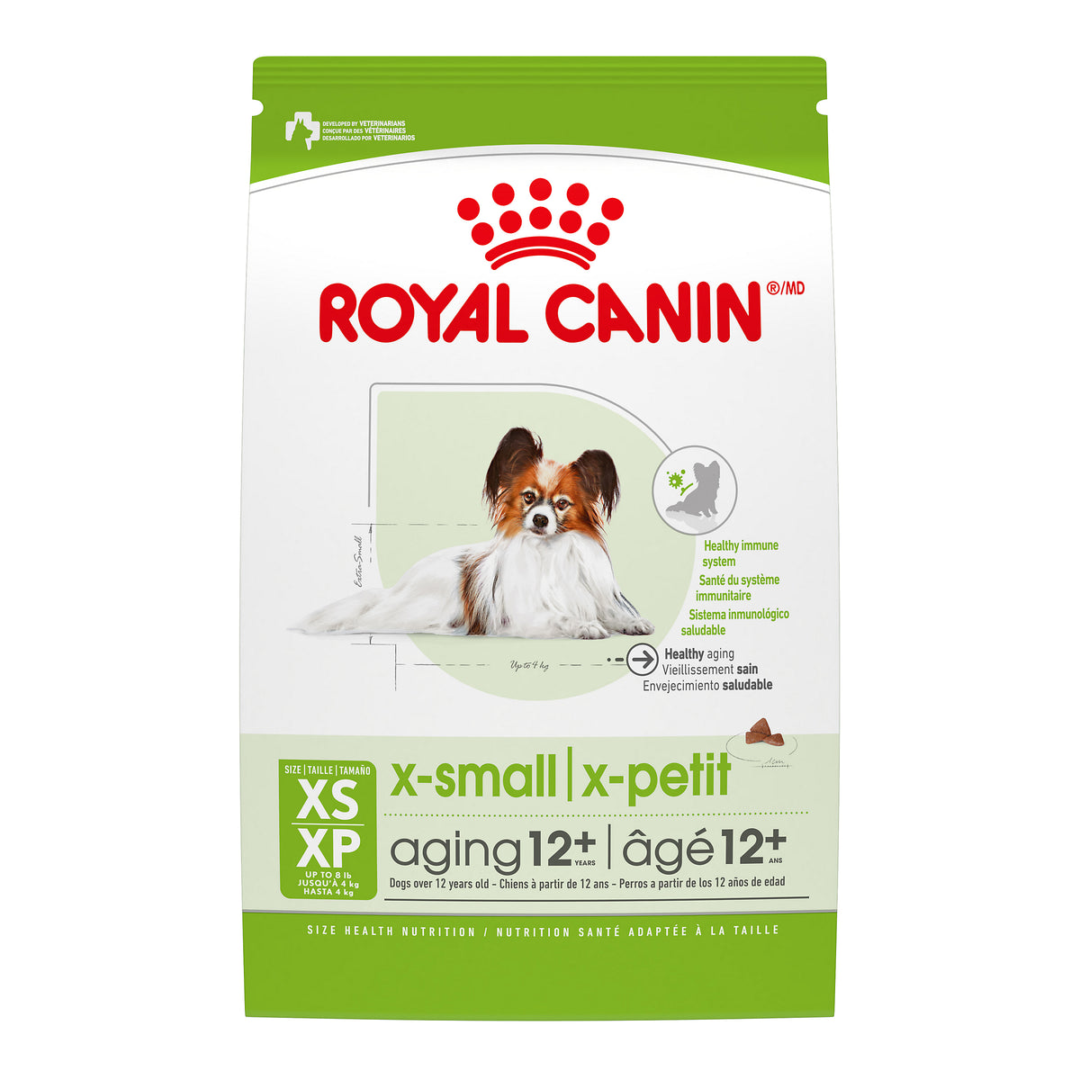 X-Petit chien âgé +12 - nourriture sèche pour chien 1,1 kg
