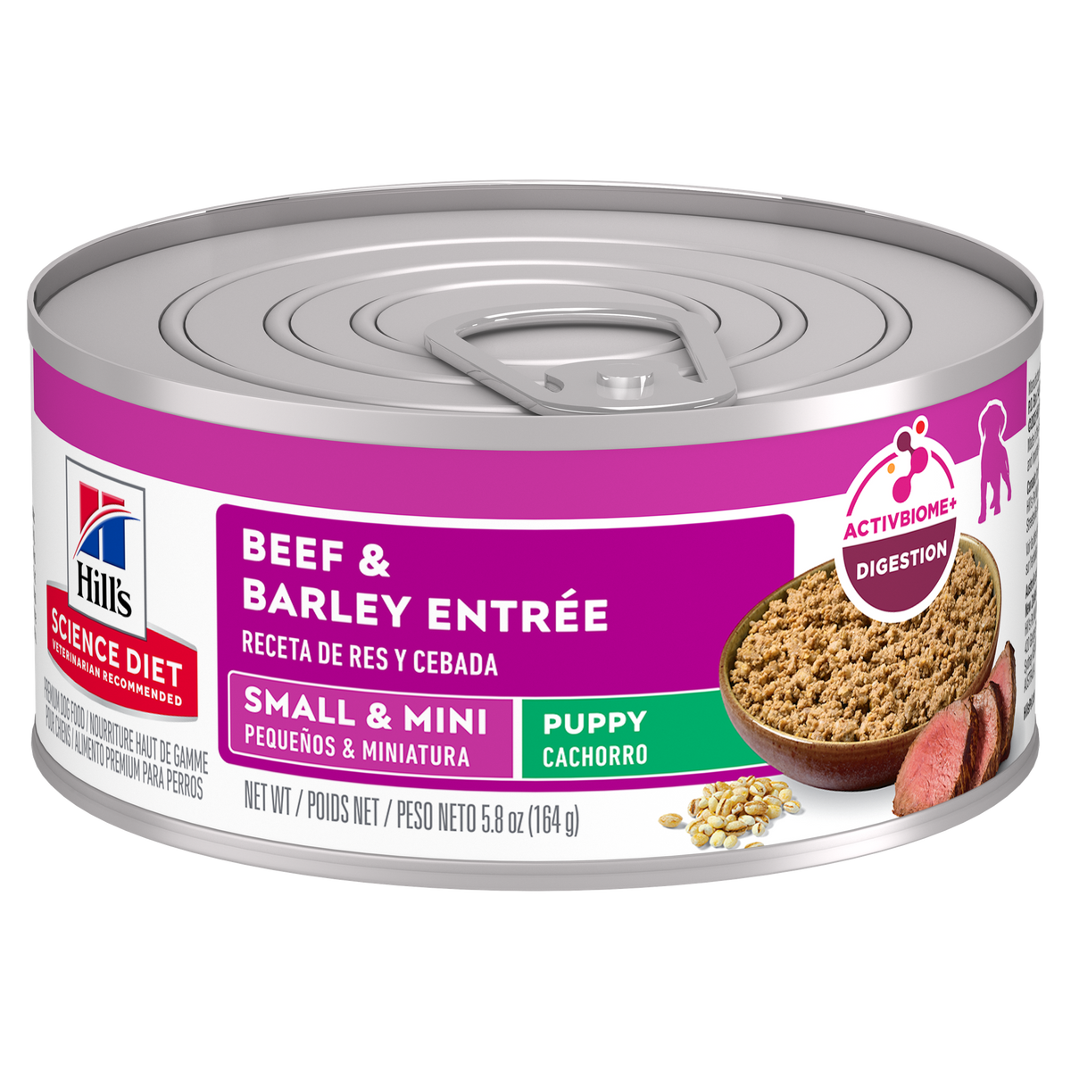 Chiot petite race entrée de bœuf et d'orge - nourriture humide pour chien 156 g