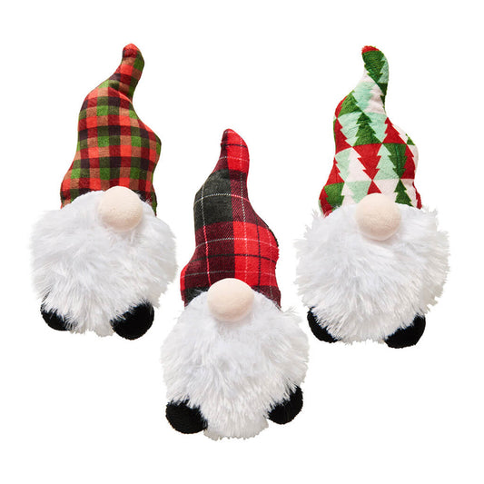 Peluche gnome de Noël avec herbe à chat 6 po (modèles assortis)