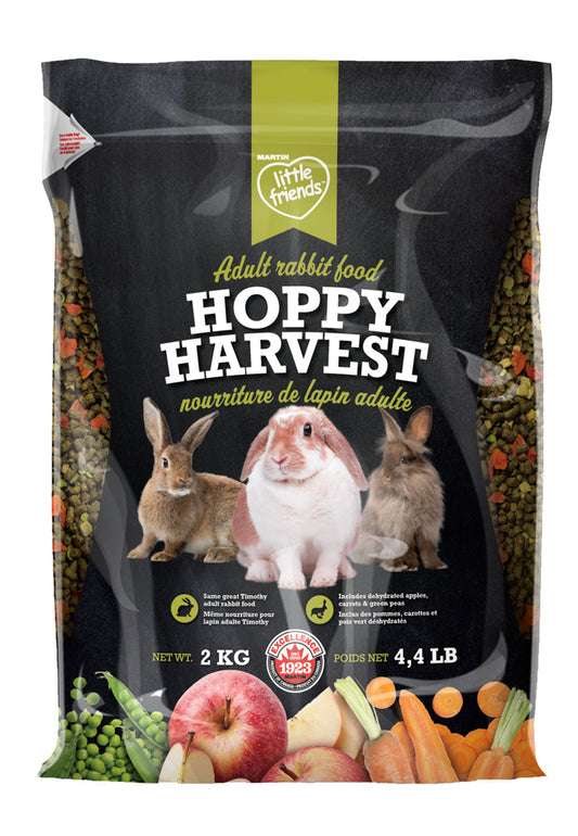 Nourriture Timothy pour lapin Hoppy Harvest 2 kg
