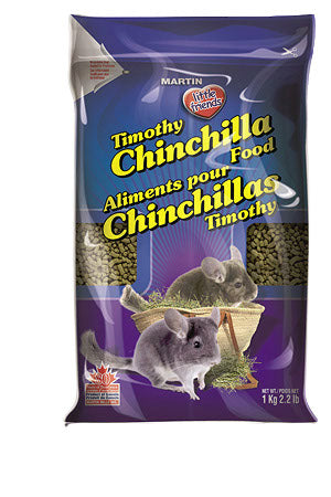 Nourriture extrudée Timothy pour chinchilla 1 kg