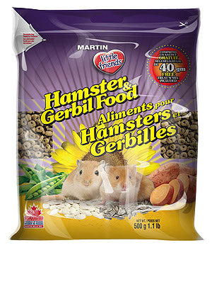 Nourriture extrudée pour hamster et gerbille 500 g