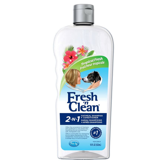 Fresh 'n Clean shampoing revitalisant avoine parfum tropical 532 ml - toilettage pour chien