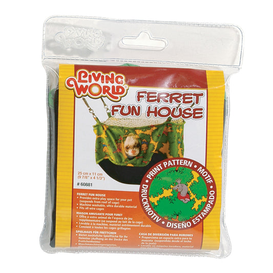 Maison de jeu pour furets, vert, 25 cm