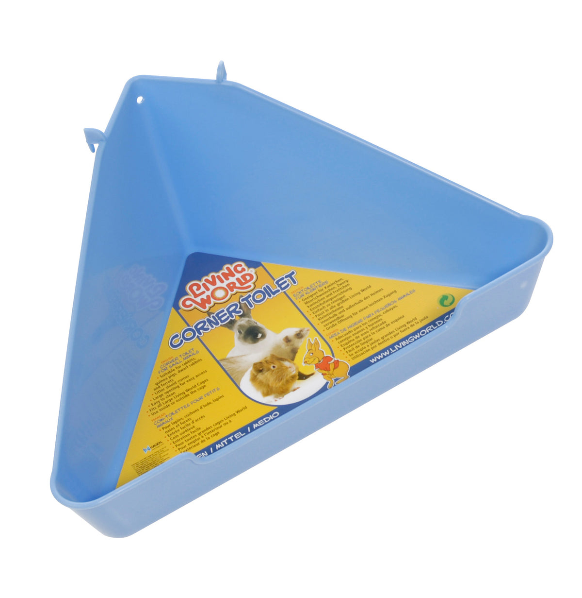 Coin-toilettes pour hamsters