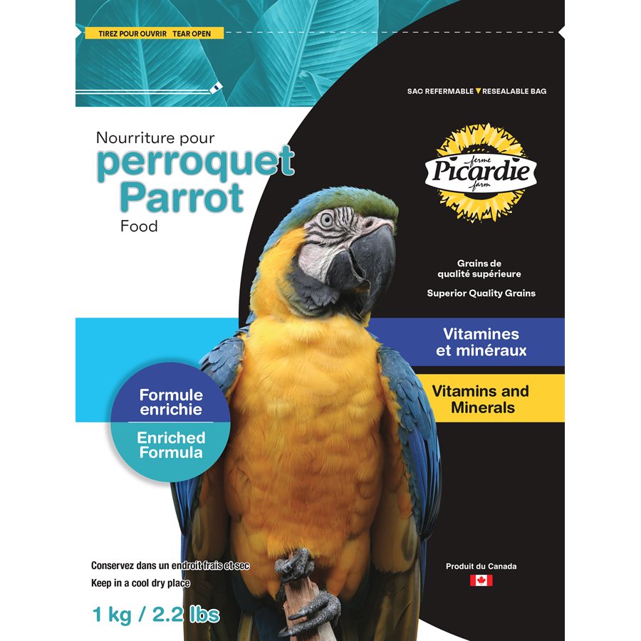 Nourriture vitaminée pour perroquet Picardie