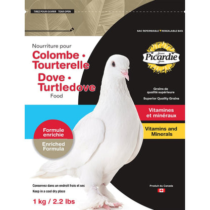 Nourriture vitaminée pour colombe et tourterelle Picardie