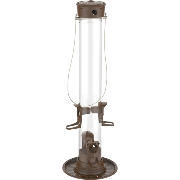 Mangeoire tube pour oiseaux chanteurs