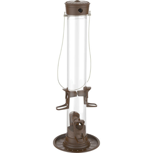 Mangeoire tube pour oiseaux chanteurs