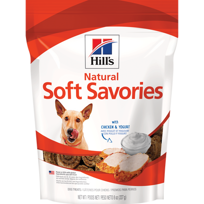 Gâteries naturelles pour chiens Soft Savories avec poulet et yogourt 227 g