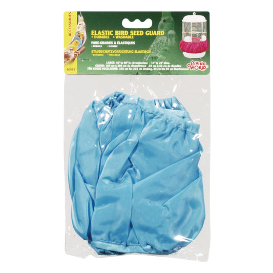 Pare-graines avec élastique, grand, bleu ciel