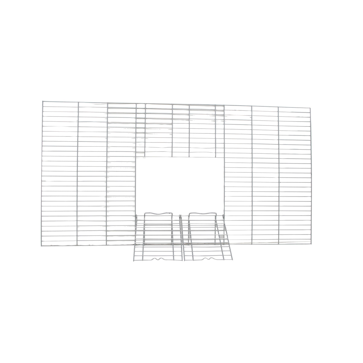 Grillage avant avec portes pour cages d'oiseaux