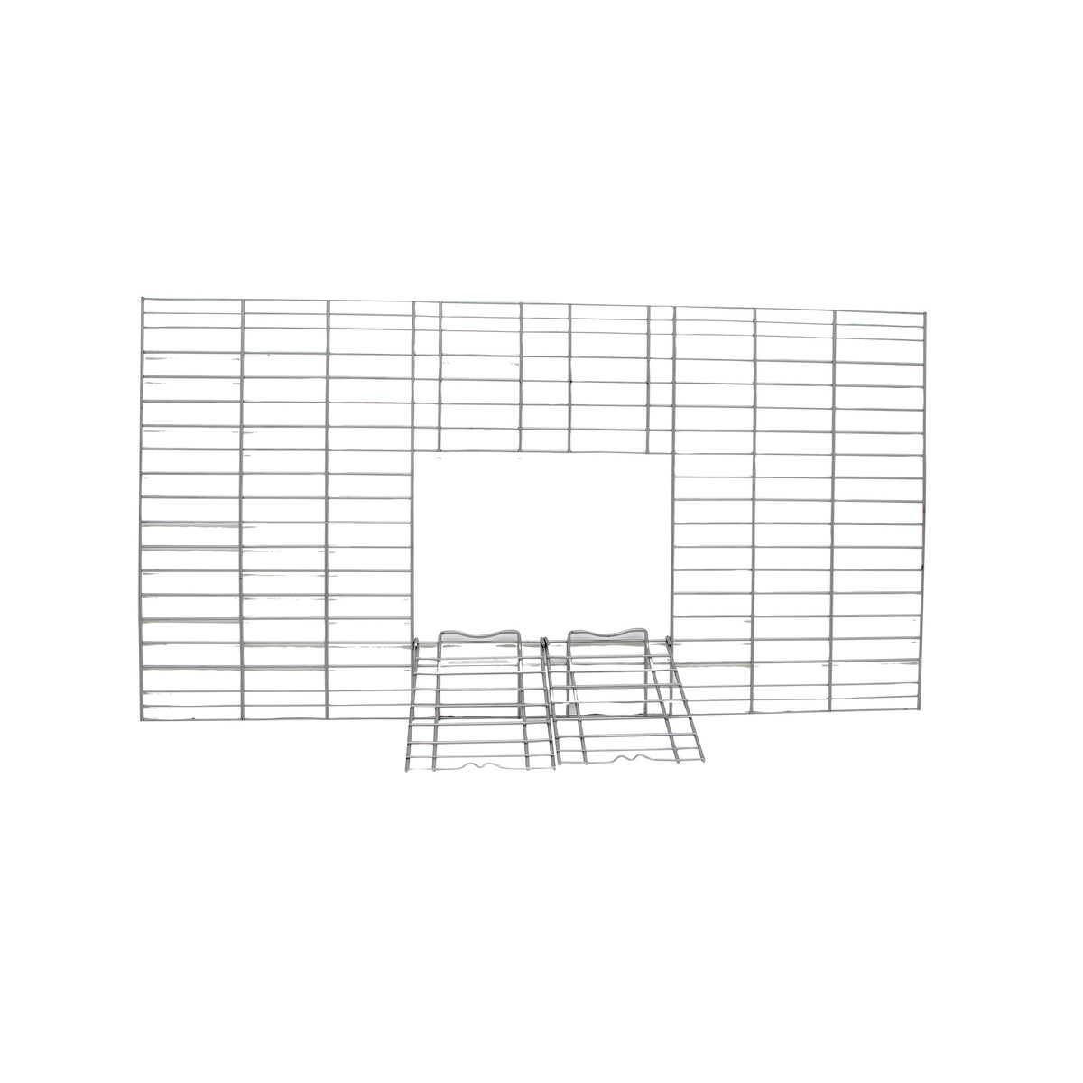 Grillage avant avec portes pour cages d'oiseaux