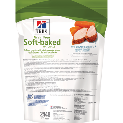 Gâteries pour chiens Soft-Baked Naturals sans grains avec poulet et carottes 227 g
