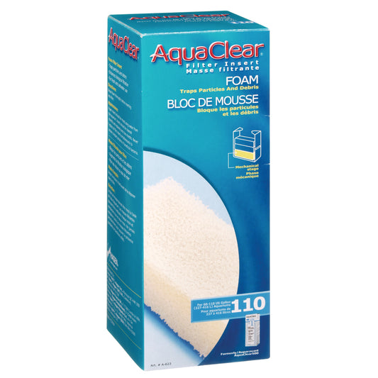Bloc de mousse filtrante pour filtre 110/500