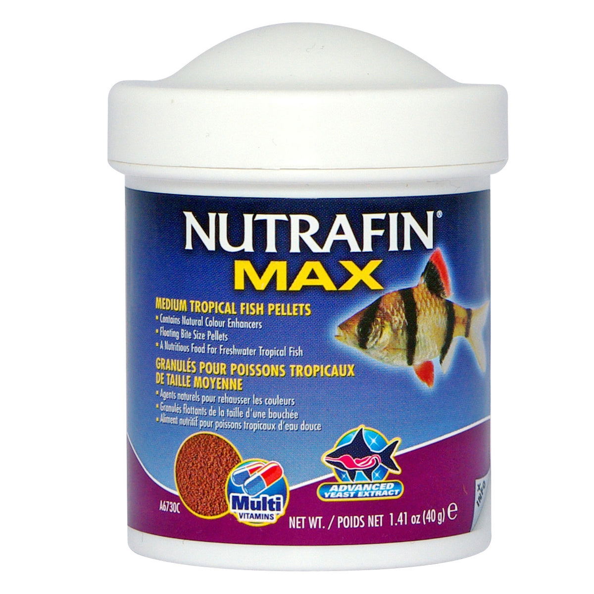 Granulés Max pour poissons tropicaux de taille moyenne