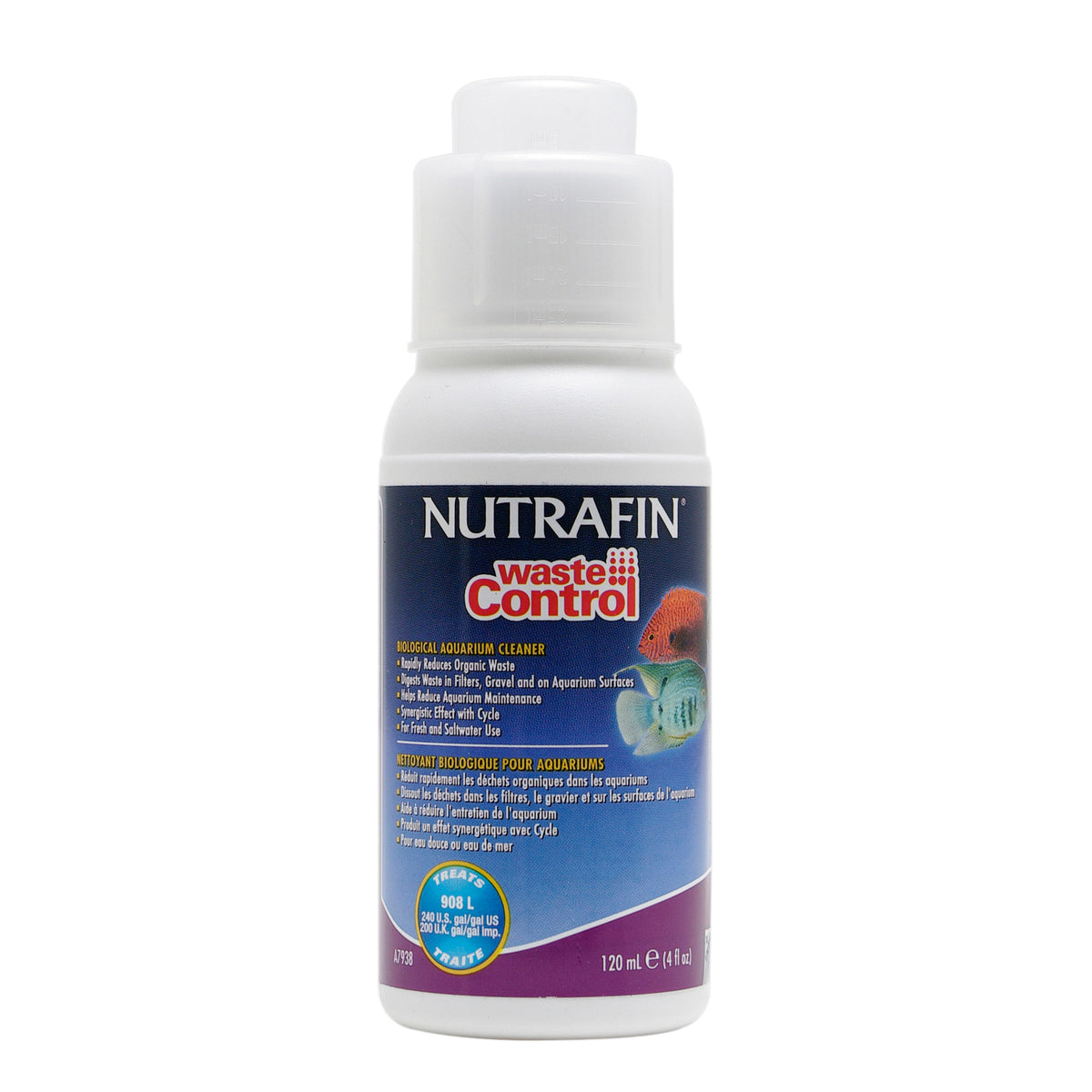 Nettoyant Waste Control biologique pour aquarium - Nutrafin