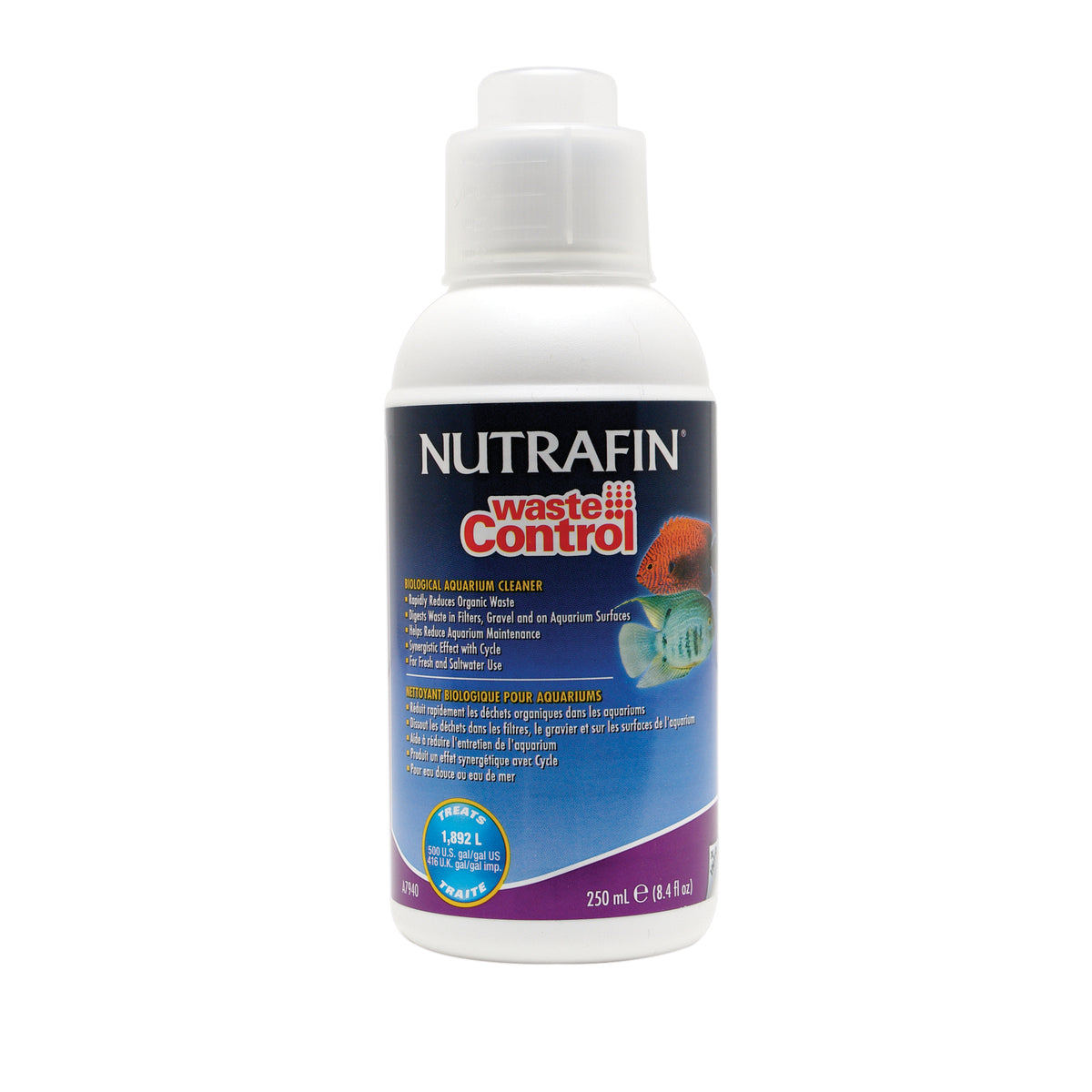 Nettoyant Waste Control biologique pour aquarium - Nutrafin