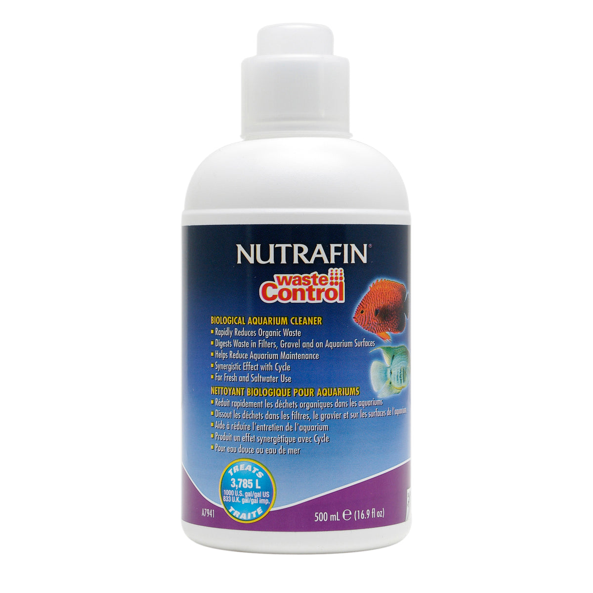 Nettoyant Waste Control biologique pour aquarium - Nutrafin