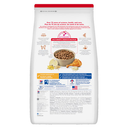 Adulte 6+ grande race poulet, orge et riz - nourriture sèche pour chien 14,97 kg