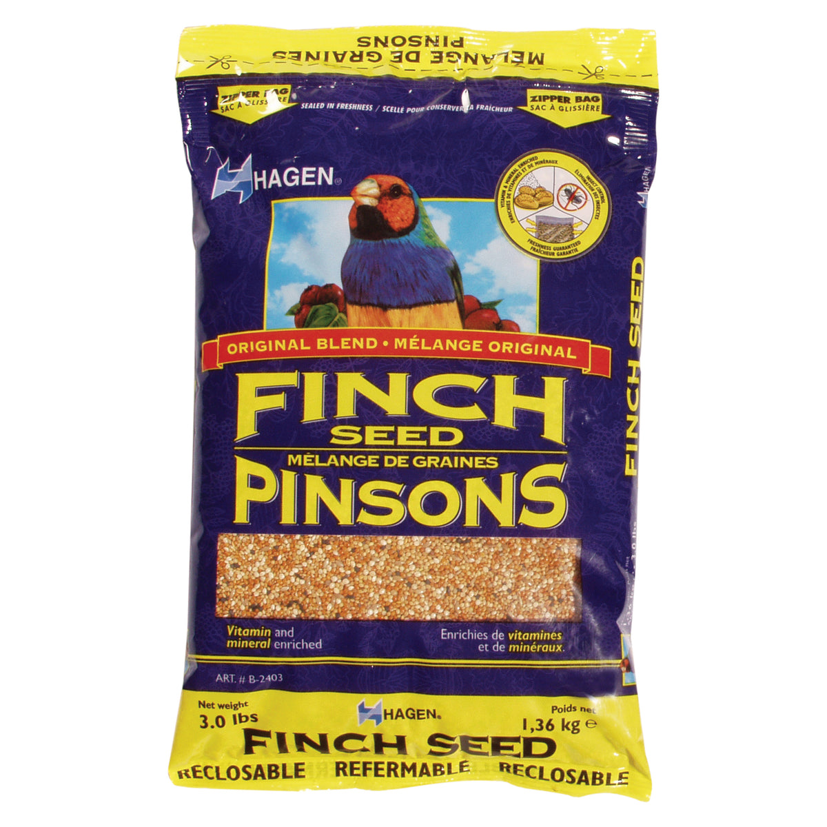 Mélange de graines de base EVM pour pinsons