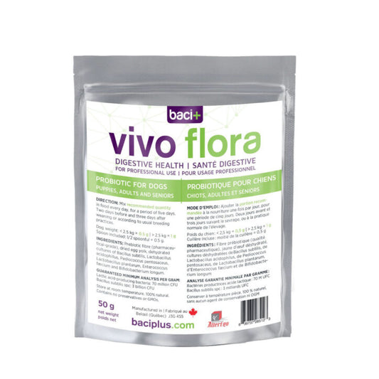 Vivo Flora pour chien format éleveur 50 g