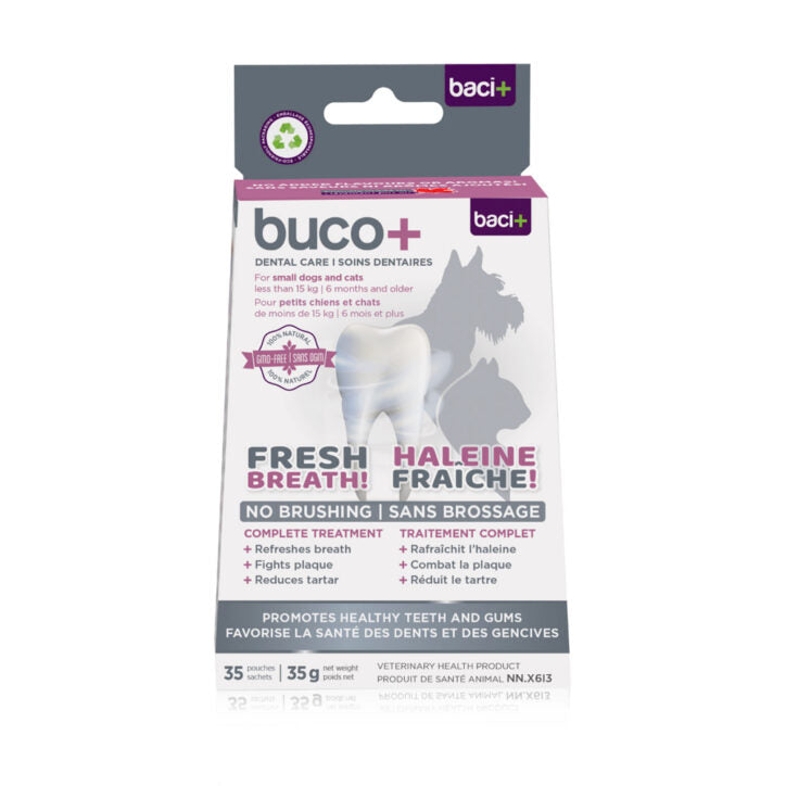 Buco+ soin dentaire pour chat et petit chien 100 mg