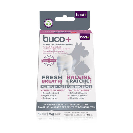 Buco+ soin dentaire pour chat et petit chien 100 mg