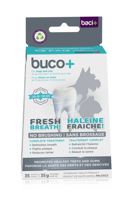 Buco+ soin dentaire pour chien 150 mg