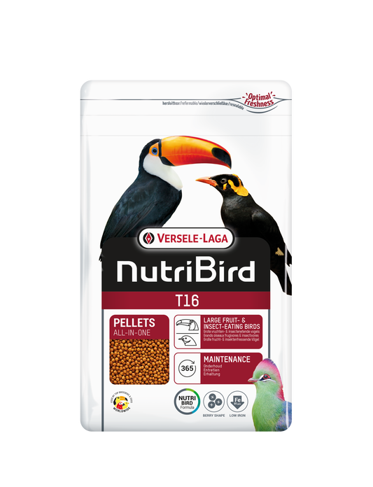 T16 granulés pour oiseaux frugivores 700 g - nourriture pour oiseaux