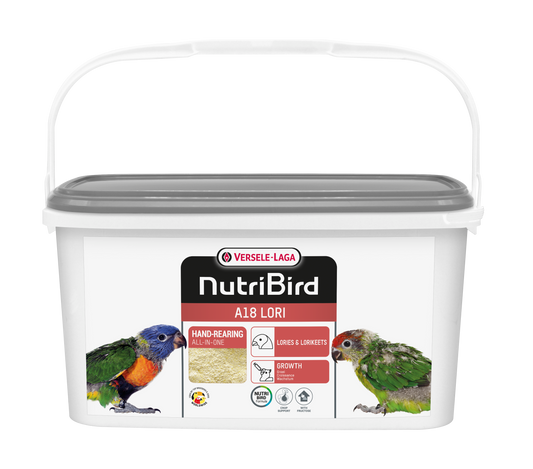 A18 pour loris 3 kg - nourriture d'élevage à la main pour oiseaux
