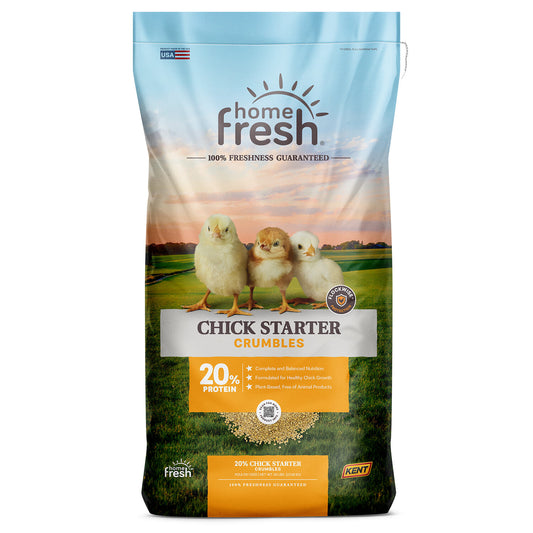 Moulée début et croissance émiettée HomeFresh 22,68 kg