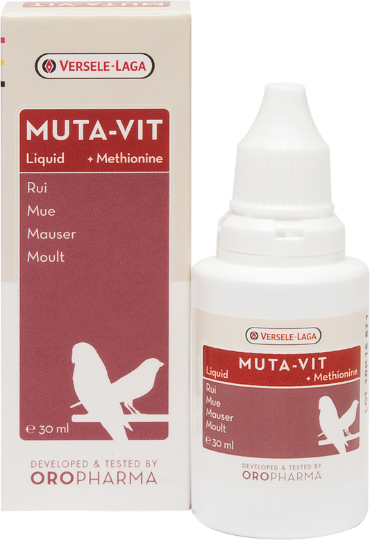 Muta-Vit vitamines liquides pour la mue 30 ml - supplément pour oiseaux