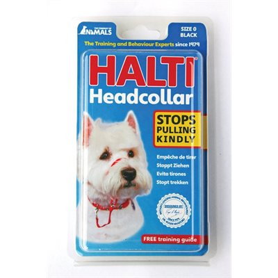 Licou Halti noir - licou pour chien