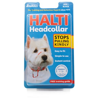 Licou Halti noir - licou pour chien