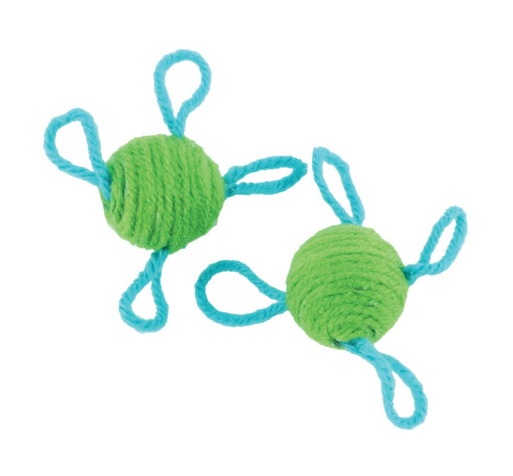 Balles de laine pour chat