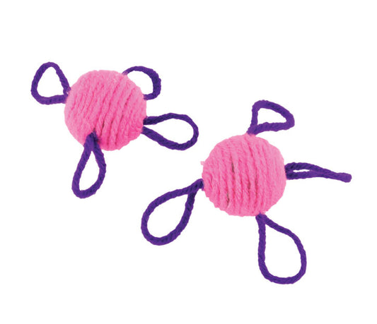Balles de laine pour chat